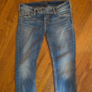 Woman’s Silver Jeans